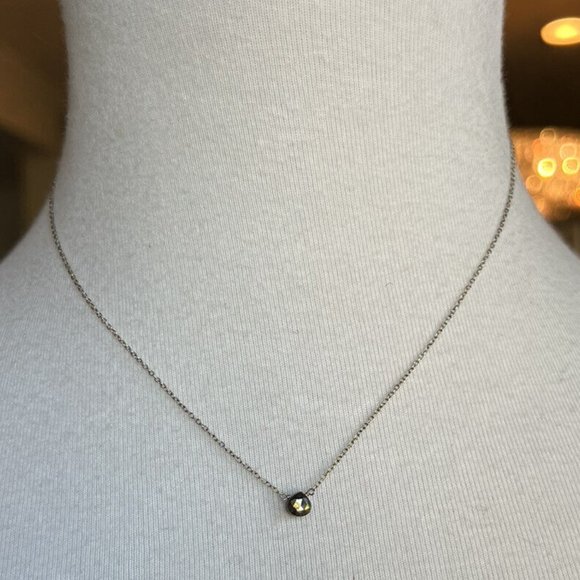 New Authentic Chan Luu Pyrite Teardrop Pendant Necklace - Picture 4 of 4